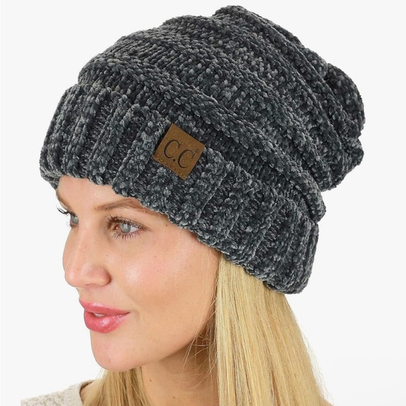 C.C Accessories - C.C Women's Chenille Oversized Baggy Soft Warm Thick Knit Beanie NWT
